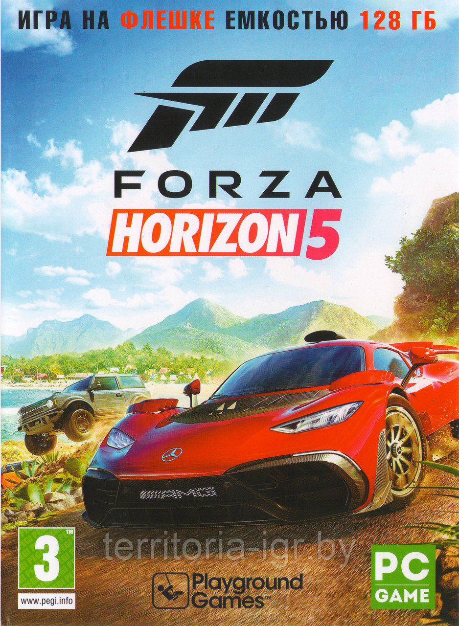 Forza Horizon 5 PC (Копия лицензии) Игра на флешке емкостью 128 Гб