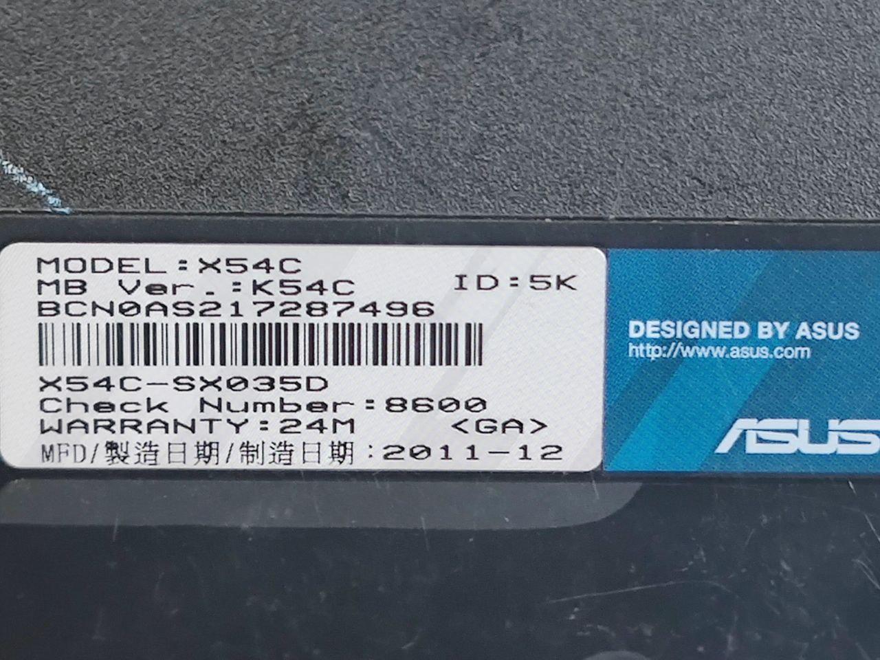 СКИДКА Ноутбук ASUS X54C-SX035D (а.60-010807) - фото 6 - id-p210937031