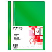Папка скоросшиватель "Office Products", А4, зеленый