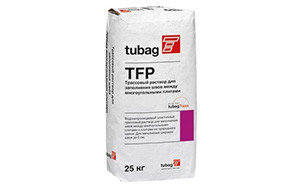Трассовый раствор для заполнения швов многоугольных плит tubag TFP серый