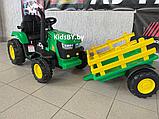 Детский электромобиль RiverToys O555OO (зеленый), фото 2