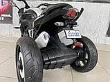Детский электротрицикл RiverToys Z333ZZ (черный), фото 4
