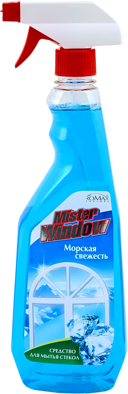 Средство для мытья окон "Mister Window" Морская свежесть, 750мл.