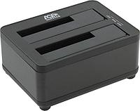 AgeStar 3UBT8-Black SATA Docking Station (для подключения 2x3.5"/2.5"SATA HDD, USB3.0)