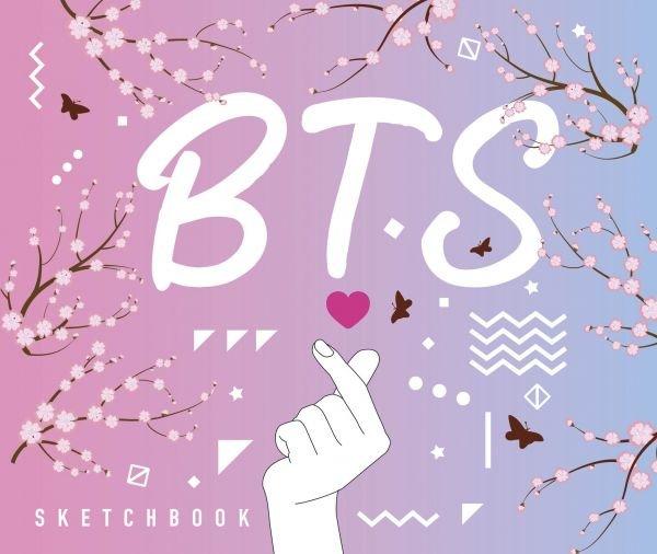 Скетчбук BTS (твердая обложка, 96 л)
