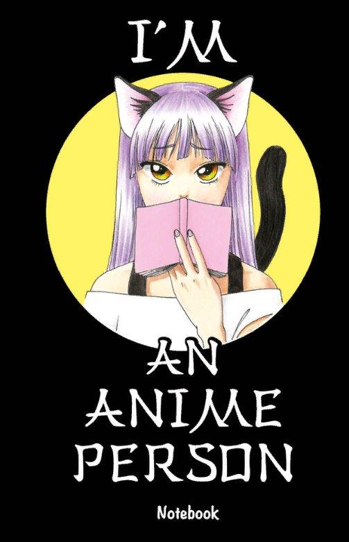 Блокнот I m an anime person. Блокнот для истинных анимешников черный - фото 1 - id-p154894020