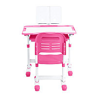 Комплект растущей мебели "CUBBY Vanda Pink": парта + стул, розовый