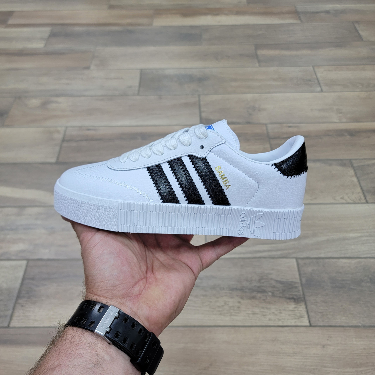 Кроссовки Adidas Samba Rose White Black