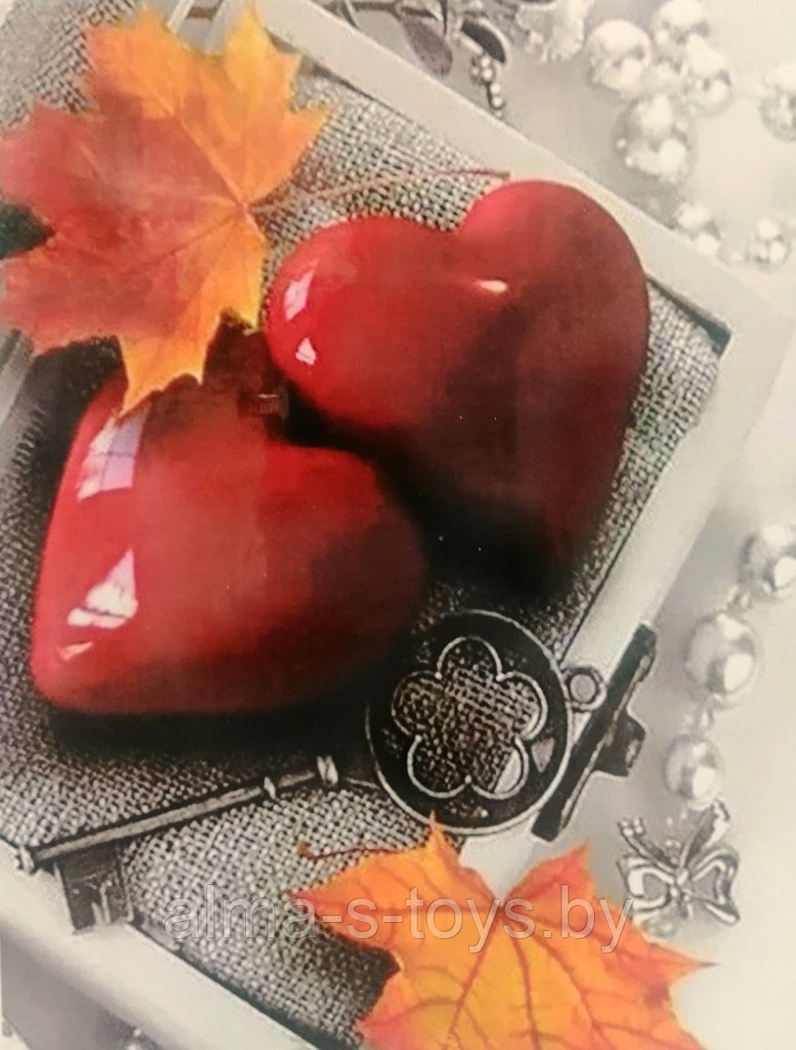 Алмазная мозаика 40х50 НОВИНКА "Ключ от всех сердец", на подрамнике, с рамой - фото 1 - id-p210939118