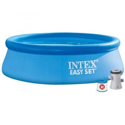 Надувной бассейн Intex Easy Set / 28108NP (244x61 с фильтром и насосом) - фото 1 - id-p210940422