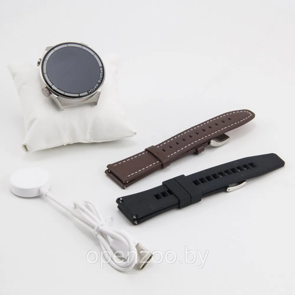 Умные часы Smart Watch Mivo GT3 /1.5/ IP68 / NFC / 2 комплекта ремешков Циферблат Черный - фото 4 - id-p210940884