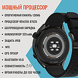 Умные часы Smart Watch Mivo GT3 /1.5/ IP68 / NFC / 2 комплекта ремешков Циферблат Черный, фото 5