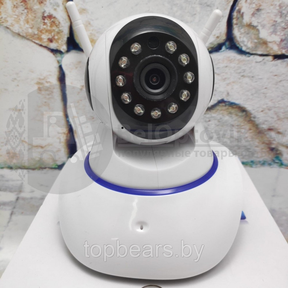 Беспроводная поворотная Wi-Fi камера видеонаблюдения Wifi Smart Net Camera v380s - фото 7 - id-p179745434