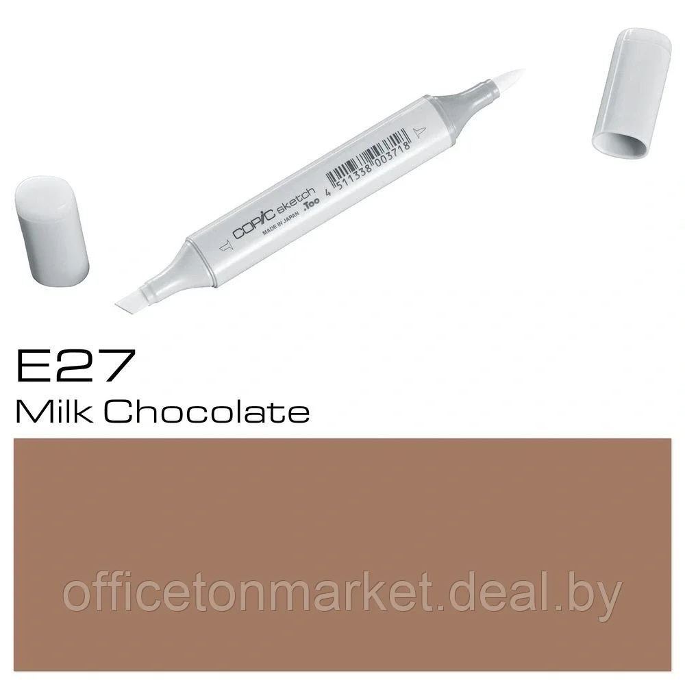 Маркер перманентный "Copic Sketch", E-27 молочный шоколад - фото 1 - id-p137130532