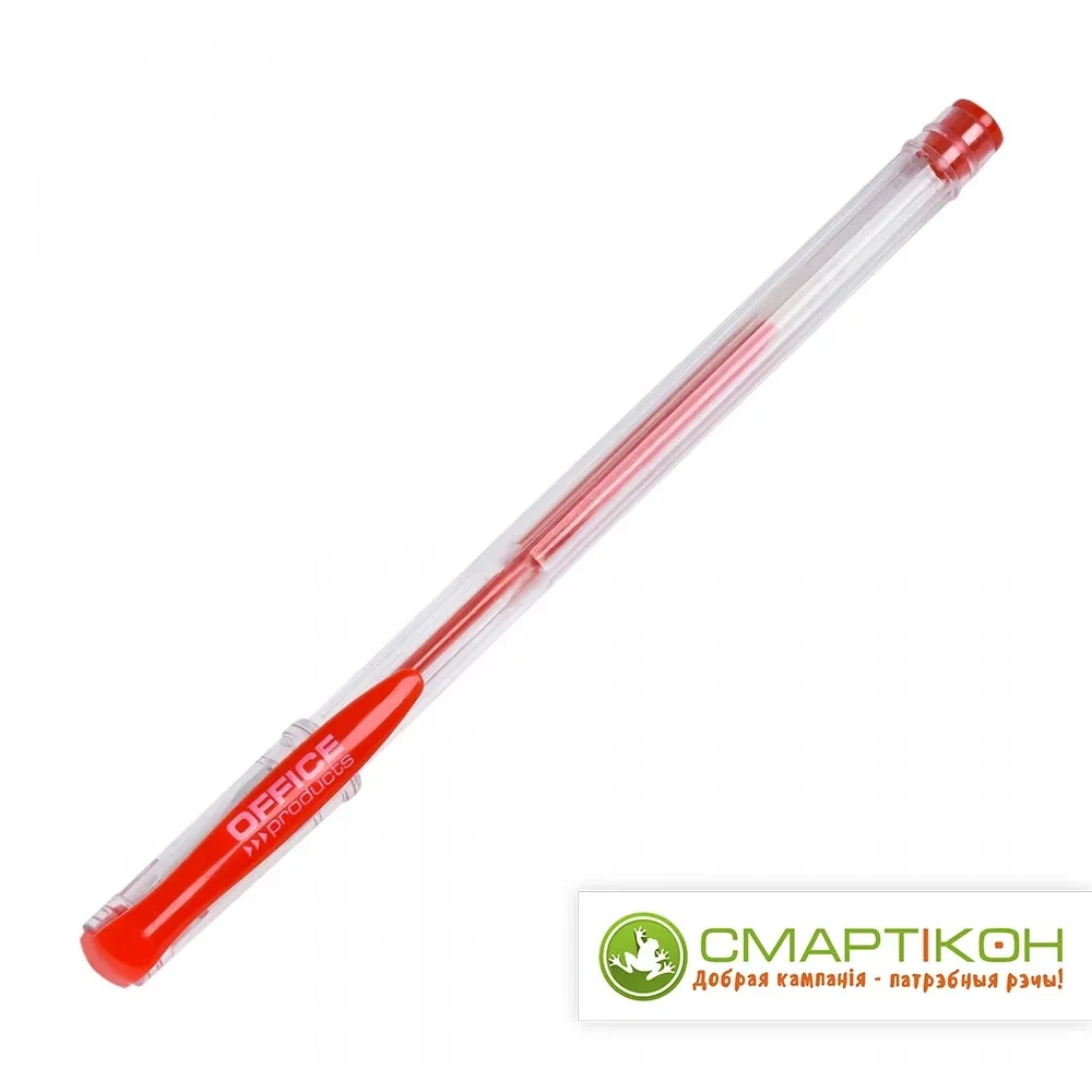 Ручка гелевая Office Products 0,5 мм красная 17025211-04