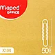 СКРЕПКИ ГОФРИРОВАННЫЕ "MAPED", 50 ММ, 100 ШТ, СЕРЕБРИСТЫЙ, фото 2