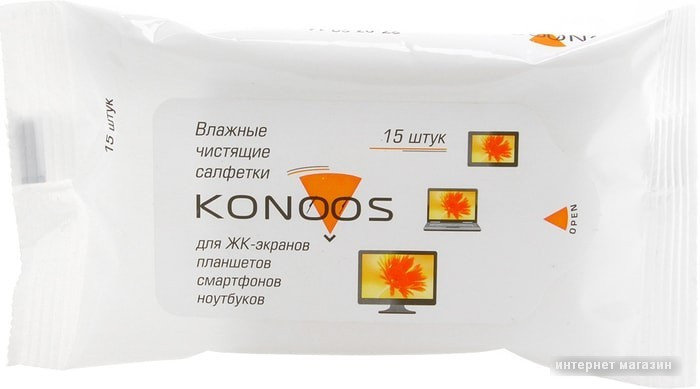 Влажные салфетки Konoos KSN-15, фото 2