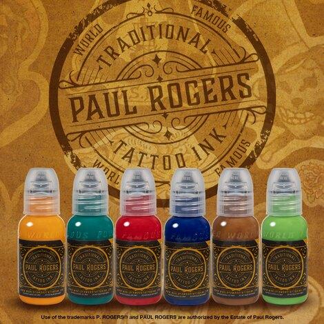 Краска World Famous Tattoo Ink Paul Rogers Ink Set 30 мл