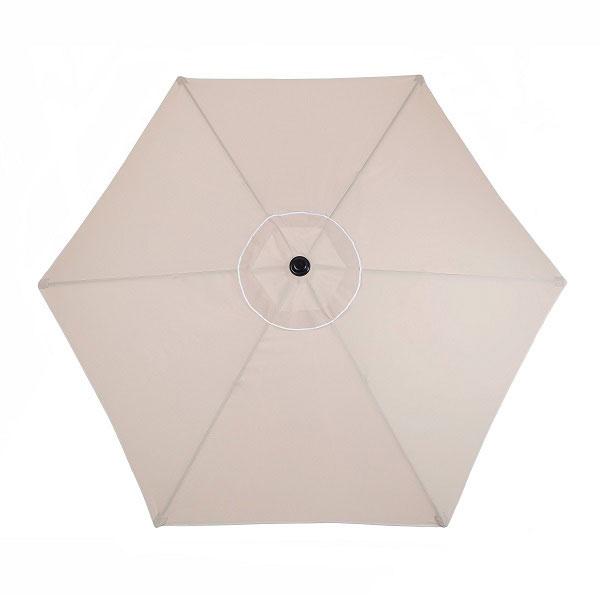 Зонт садовый ECOS GU-01 (бежевый) без подставки - фото 3 - id-p210956087