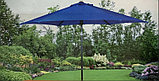 Зонт садовый ECOS GU-01 (синий) без подставки, фото 4