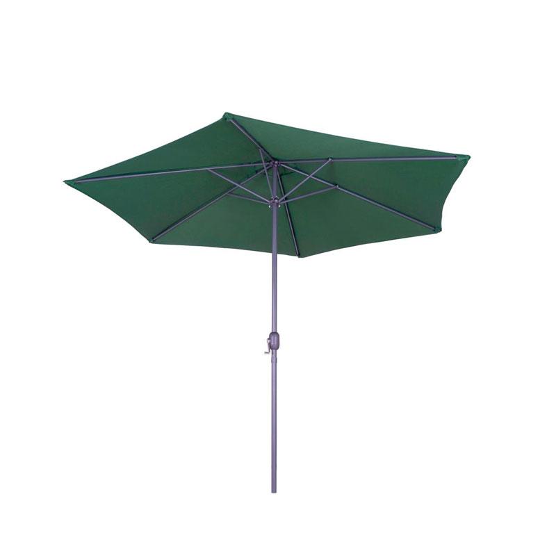 Зонт садовый ECOS GU-03 (зеленый) c подставкой - фото 2 - id-p210956090