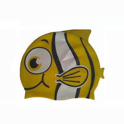 Шапочка для плавания силиконовая "Рыбка" YS30 (желтая) - фото 1 - id-p210955073