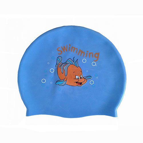 Шапочка для плавания силиконовая с рисунком RH-С - фото 2 - id-p210955075