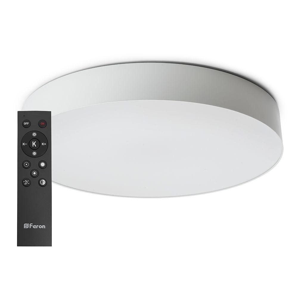 Светодиодный управляемый светильник Feron AL6200 Simple matte 165W 3000К-6500K белый 48071 - фото 1 - id-p210951875