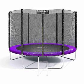 Батут Atlas Sport 252 см (8ft) BASIC с лестницей PURPLE