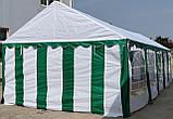 Торговая палатка Sundays Party 4x10 (белый-зеленый), фото 3