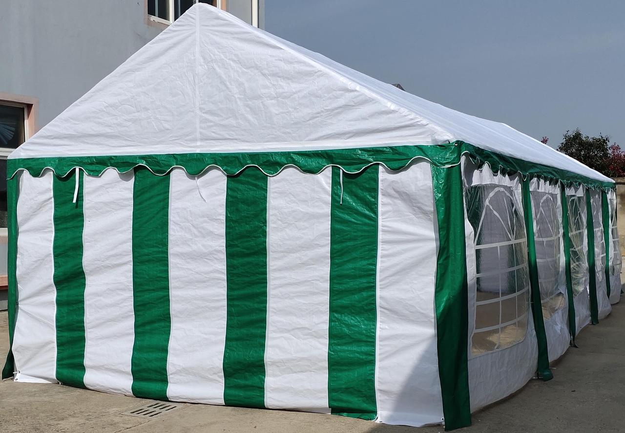 Торговая палатка Sundays Party 4x10 (белый-зеленый) - фото 3 - id-p210956319