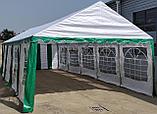 Торговая палатка Sundays Party 4x10 (белый-зеленый), фото 5