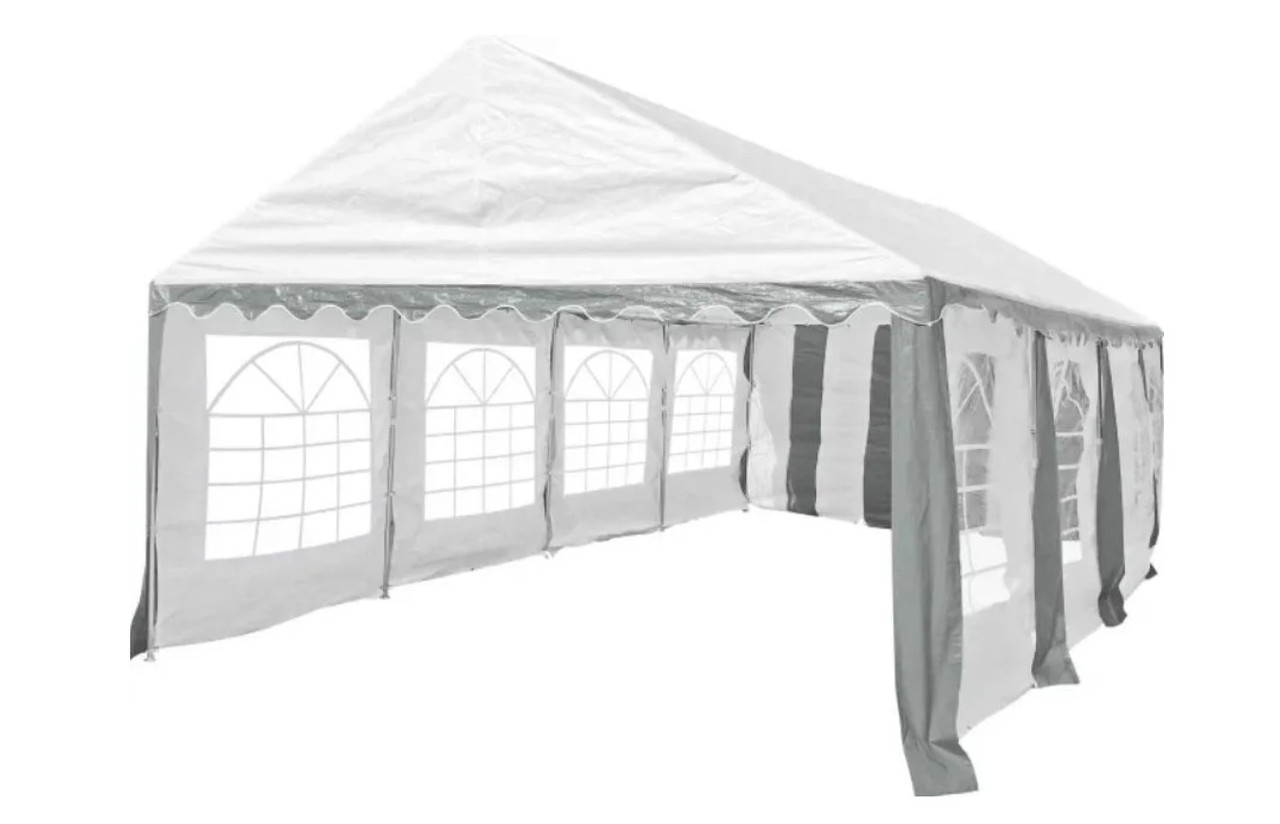 Торговая палатка Sundays Party 4x8 (белый-серый) - фото 1 - id-p210956320