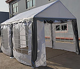 Торговая палатка Sundays Party 3x4 (белый-серый), фото 3