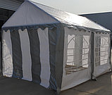Торговая палатка Sundays Party 3x4 (белый-серый), фото 4