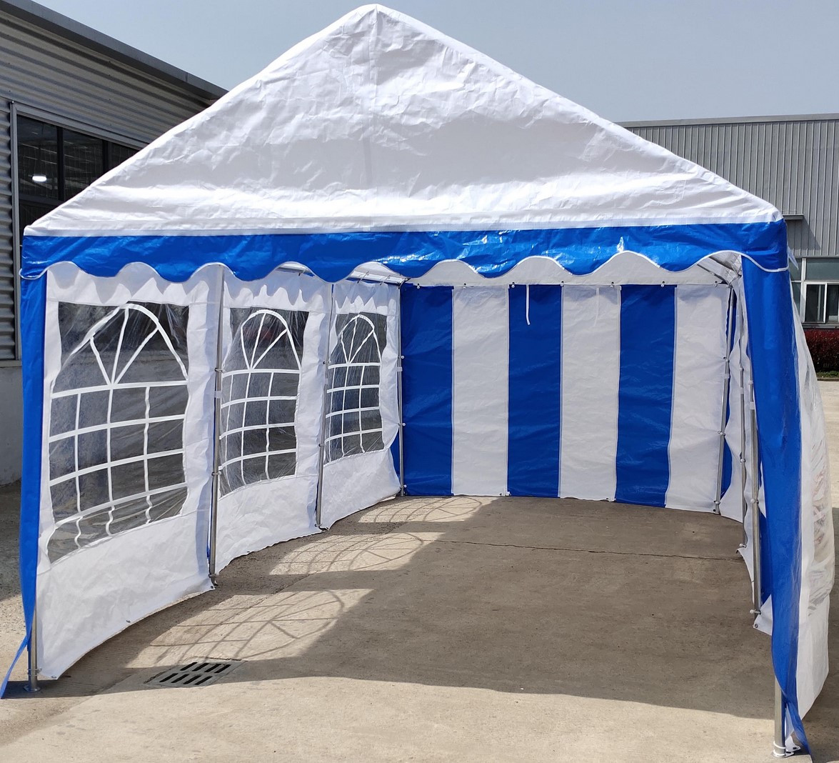 Торговая палатка Sundays Party 3x6 (белый/синий) - фото 2 - id-p210956329