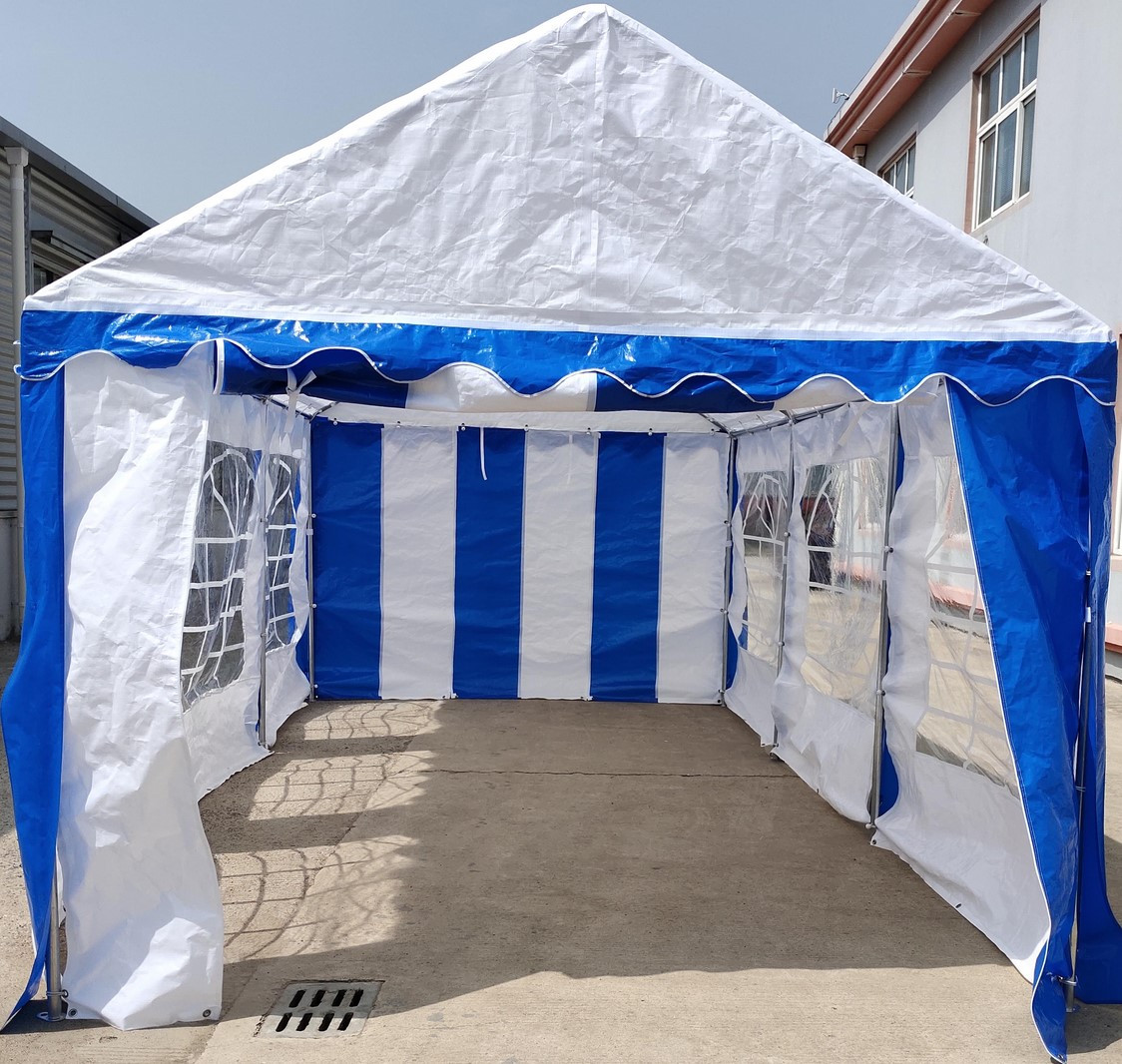 Торговая палатка Sundays Party 3x6 (белый/синий) - фото 3 - id-p210956329