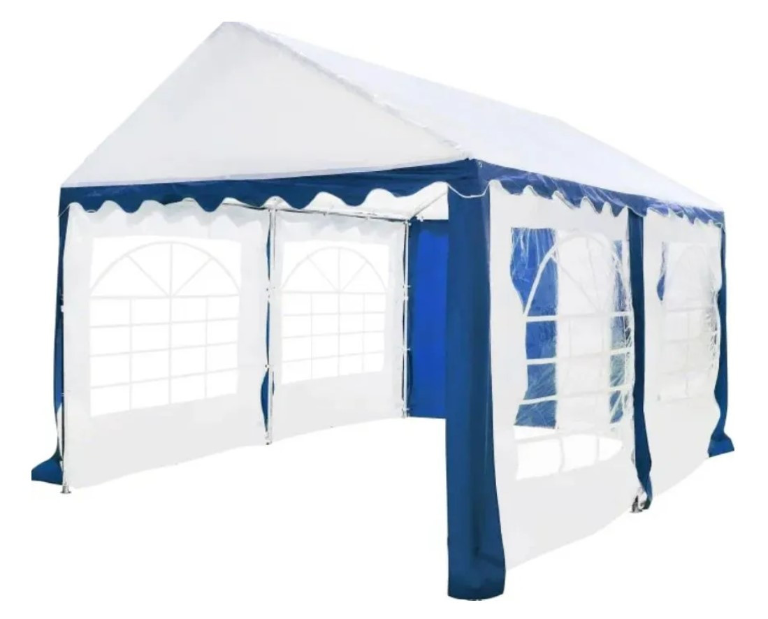 Торговая палатка Sundays Party 3x4 (белый-синий) - фото 2 - id-p210956330
