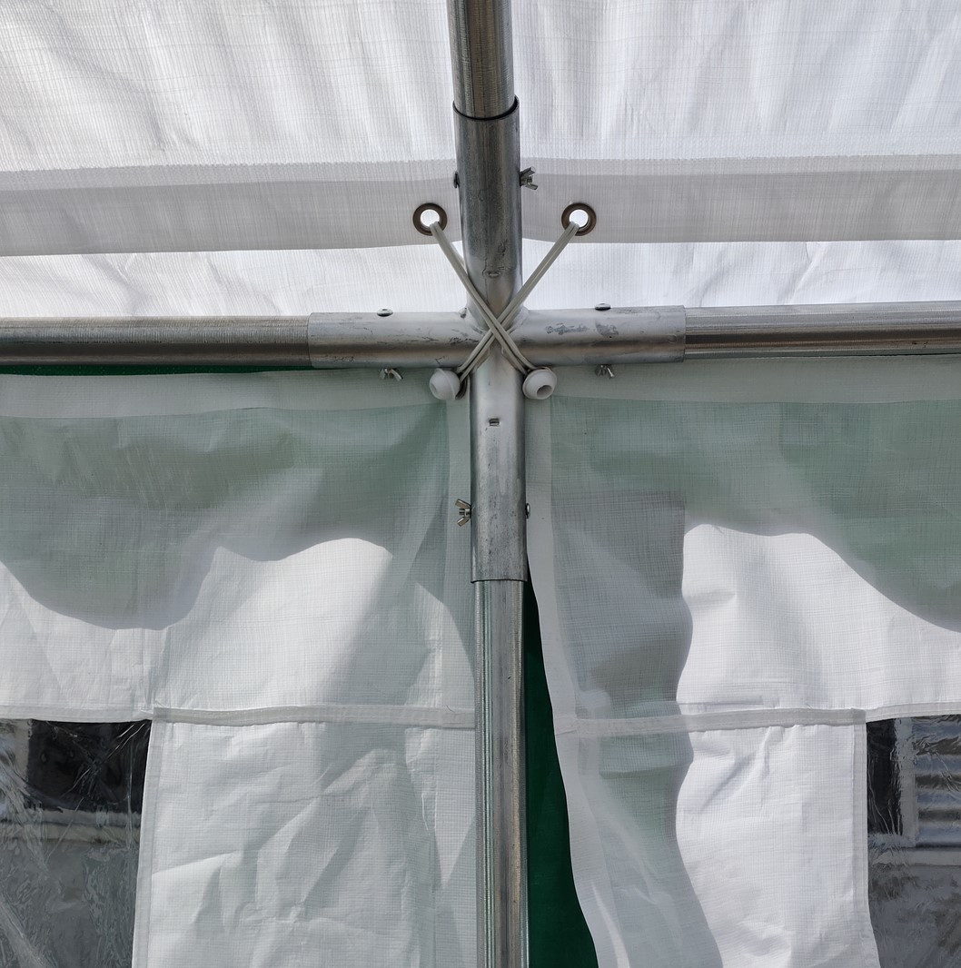 Торговая палатка Sundays Party 3x6 (белый-зеленый) - фото 5 - id-p210956332