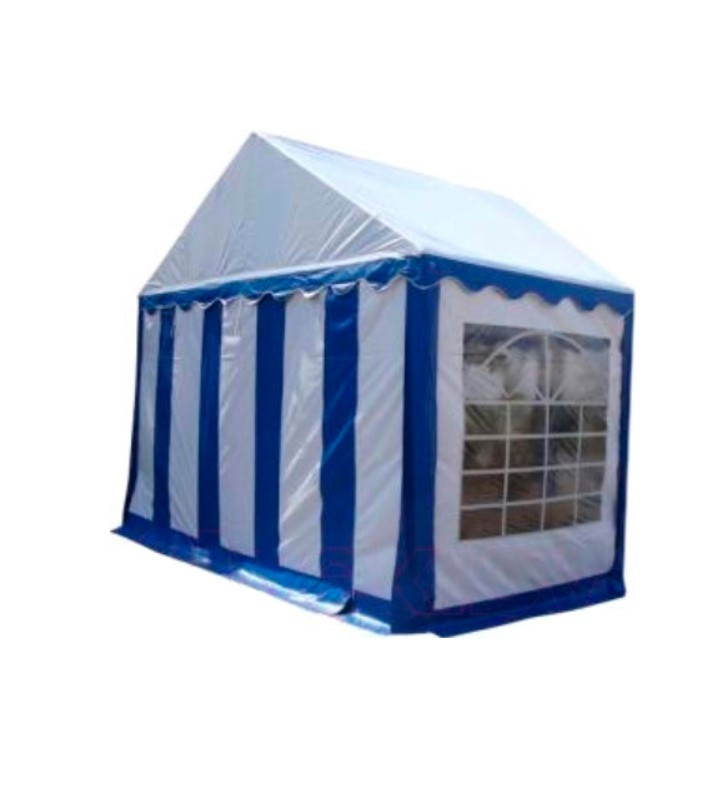 Торговая палатка Sundays Party 3x3 (белый-синий) - фото 1 - id-p210956335