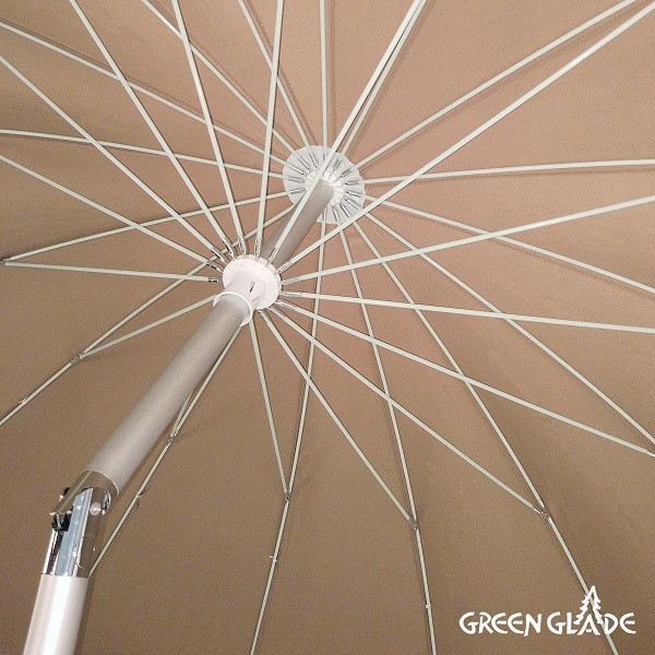 Зонт Green Glade 2071 (темно-бежевый) - фото 3 - id-p210956403