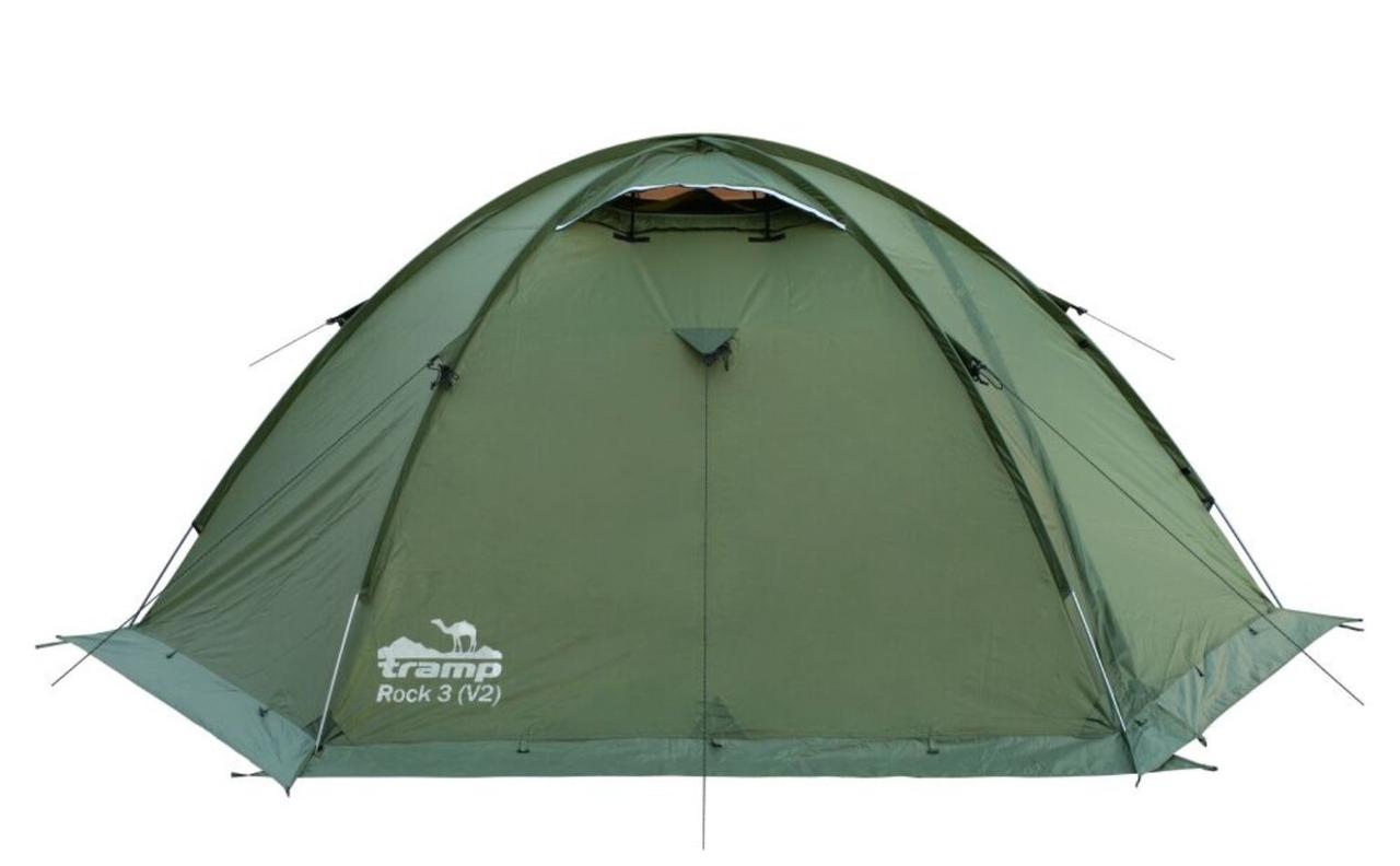 Палатка Экспедиционная Tramp Rock 3 (V2) Green - фото 5 - id-p210955452