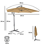 Зонт садовый Green Glade 6003 (светло-коричневый), фото 3