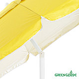Зонт пляжный Green Glade 1282 (желтый) + ворот, фото 4