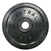 Диск обрезиненный Central Sport d26мм (2.5кг)