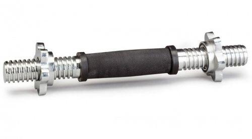 Гриф для гантелей ATLAS SPORT с резиновой ручкой, 35см 25мм - фото 1 - id-p210955567