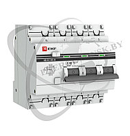 Дифференциальный автомат АД-32 3P+N 40А/30мА (хар. C, AC, электронный, защита 270В) 4,5кА EKF PROxima