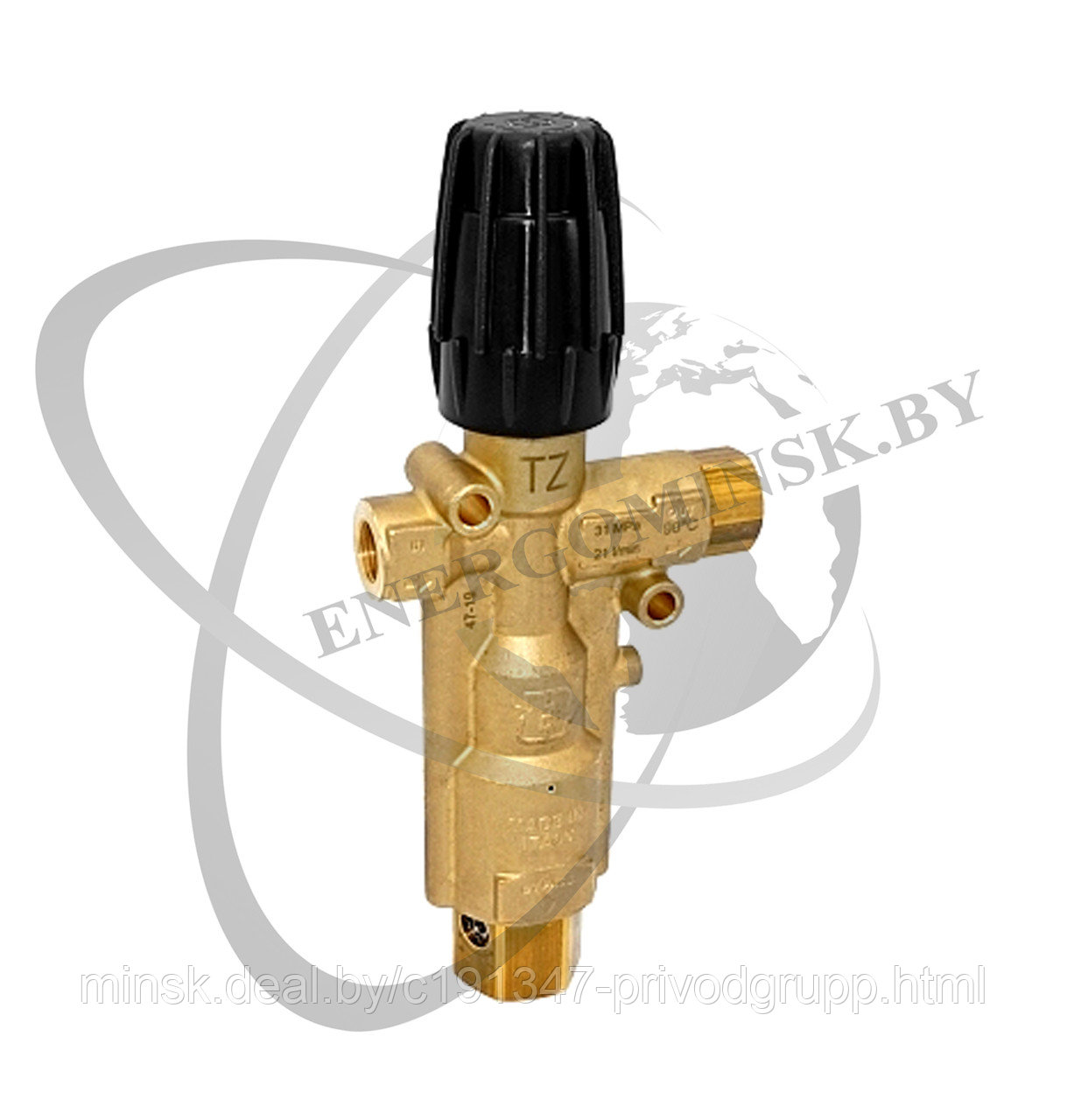 Регулирующий клапан с нулевым давлением на выходе TZ 310 бар 3/8"F-3/8"Fx3/8"F, 40 л/мин. - фото 1 - id-p210958132