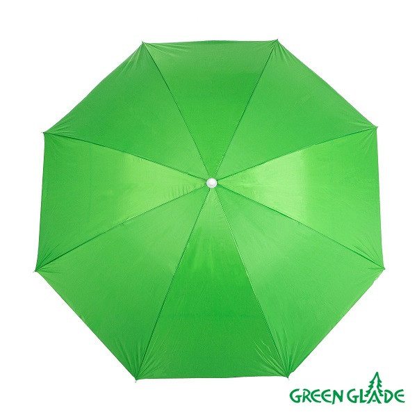 Зонт пляжный Green Glade 0013 (зеленый) - фото 2 - id-p210955677