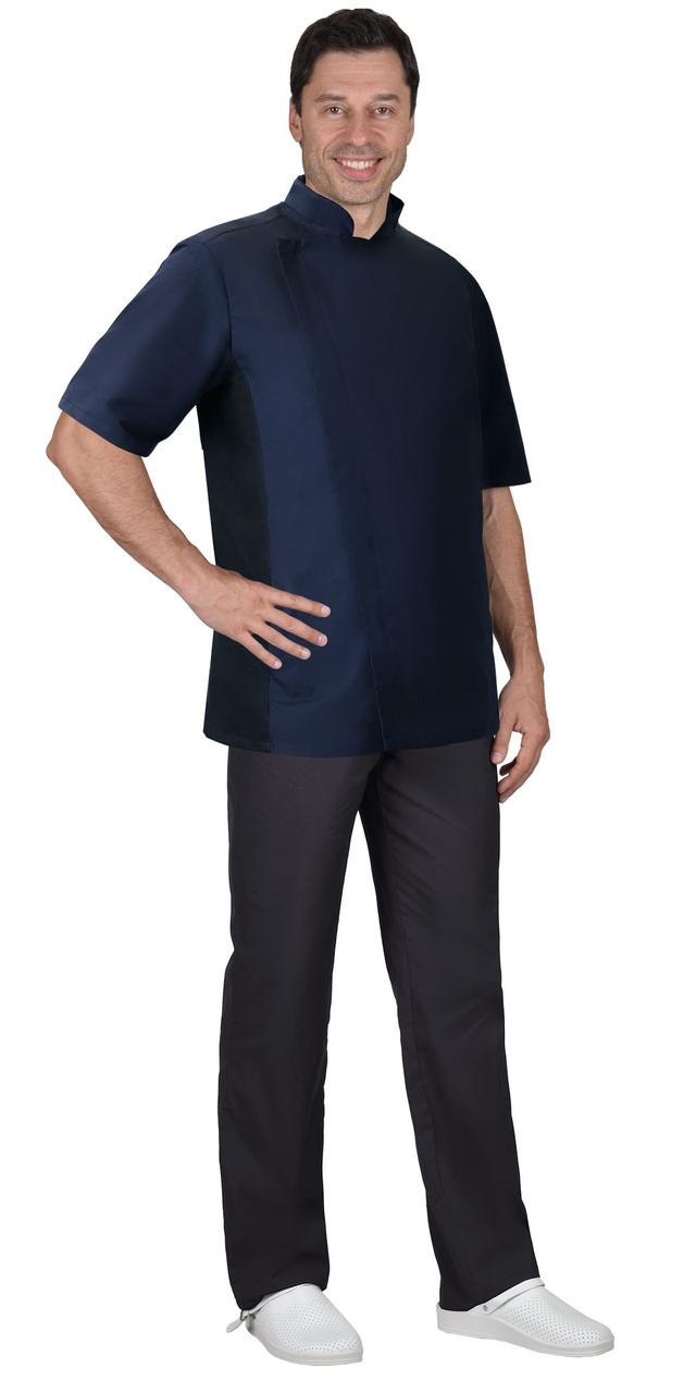 Блуза СИРИУС-ОСКАР мужская темно-синяя